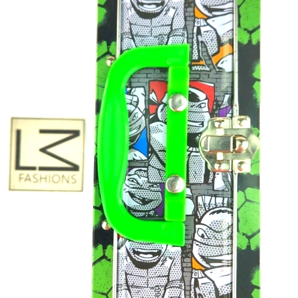 NICKELODEON Teenage Mutant Ninja Turtles 90s EUC Metal Lunchbox - Picture 5 of 16